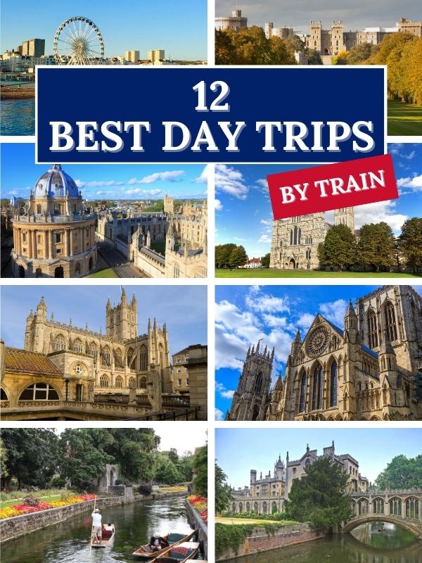Travel beyond London with these 12 best day trips by train.