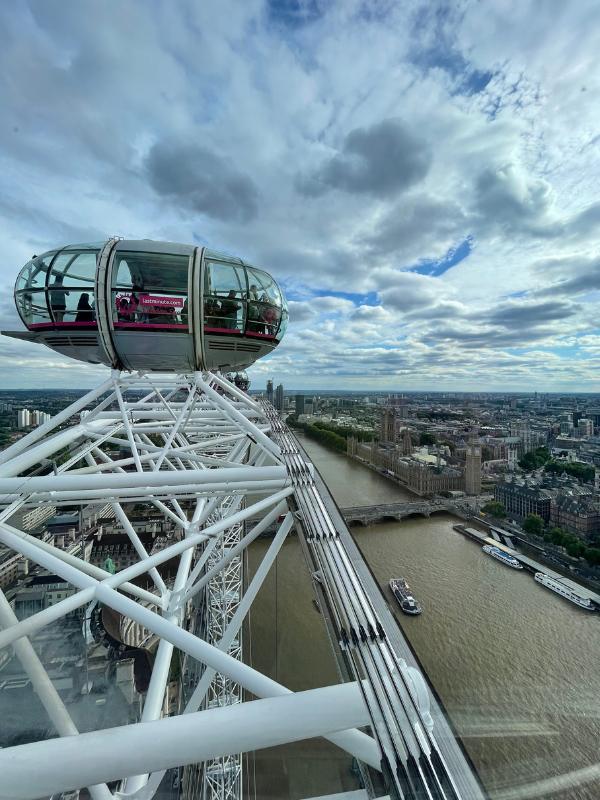Fabulous views from the London Eye