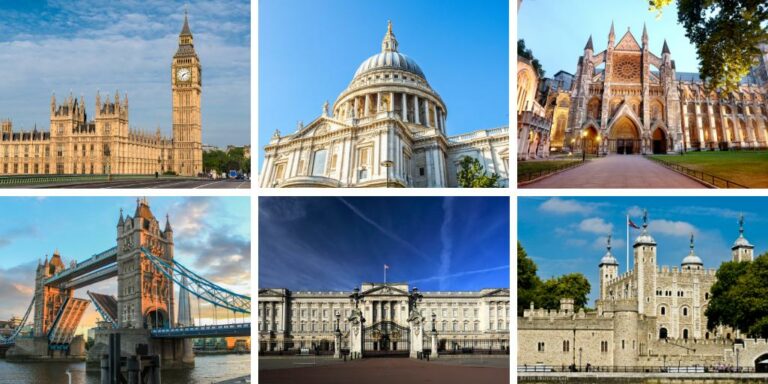 Historical buildings in London