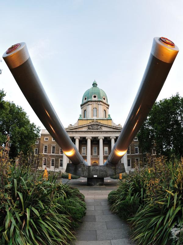 The guns outside the Imperial War Museum included in 