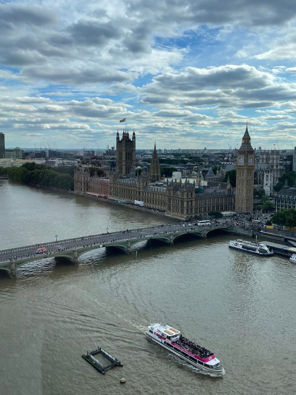 View of Houses of Parliament.