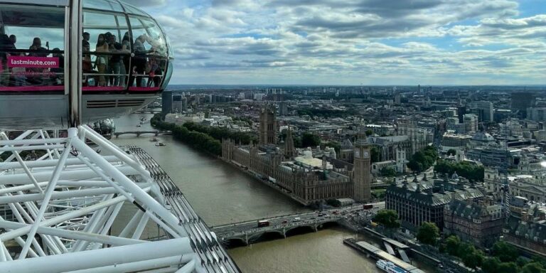 View from the London Eye.