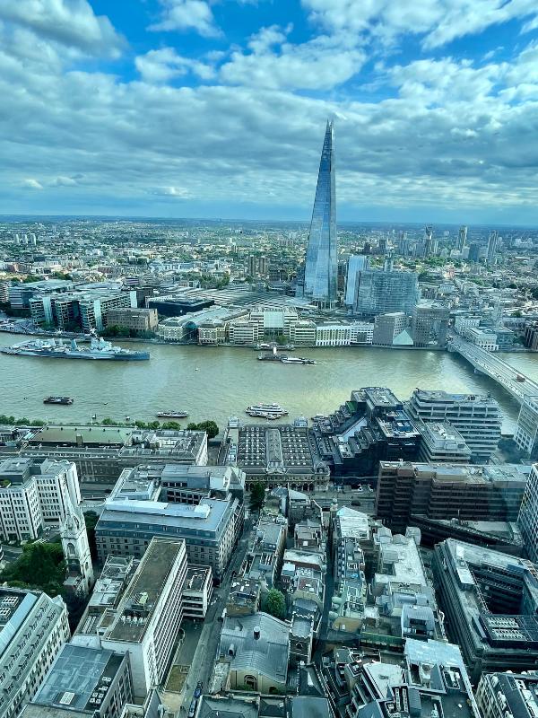 View of the Shard from the Sky Garden.