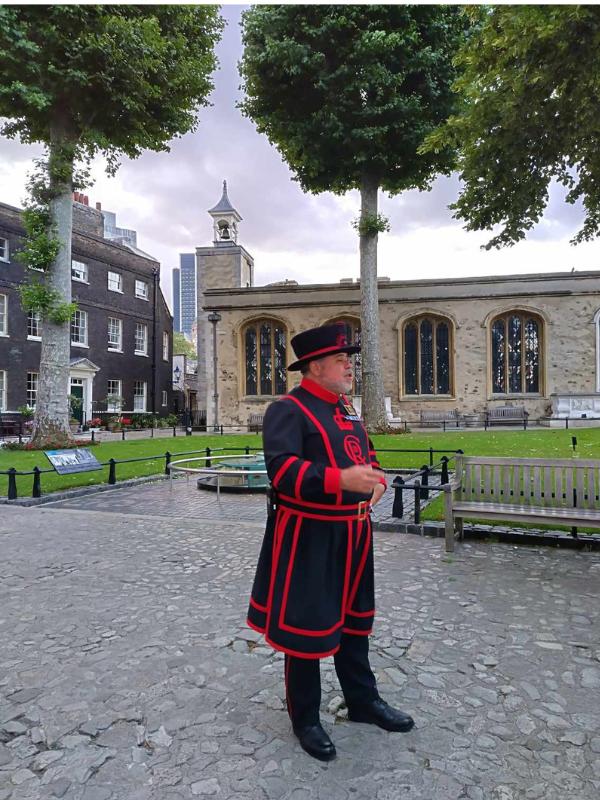 Yeoman warder at the Tower of London.