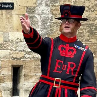 Beefeater Chris at the Tower of London