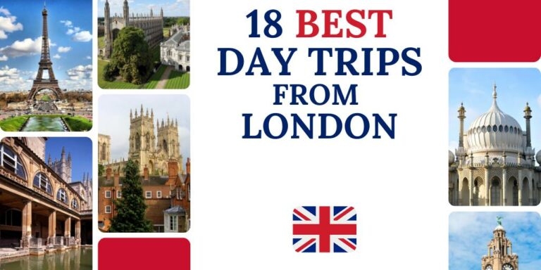 18 Best Day trips from London (with travel tips + map)