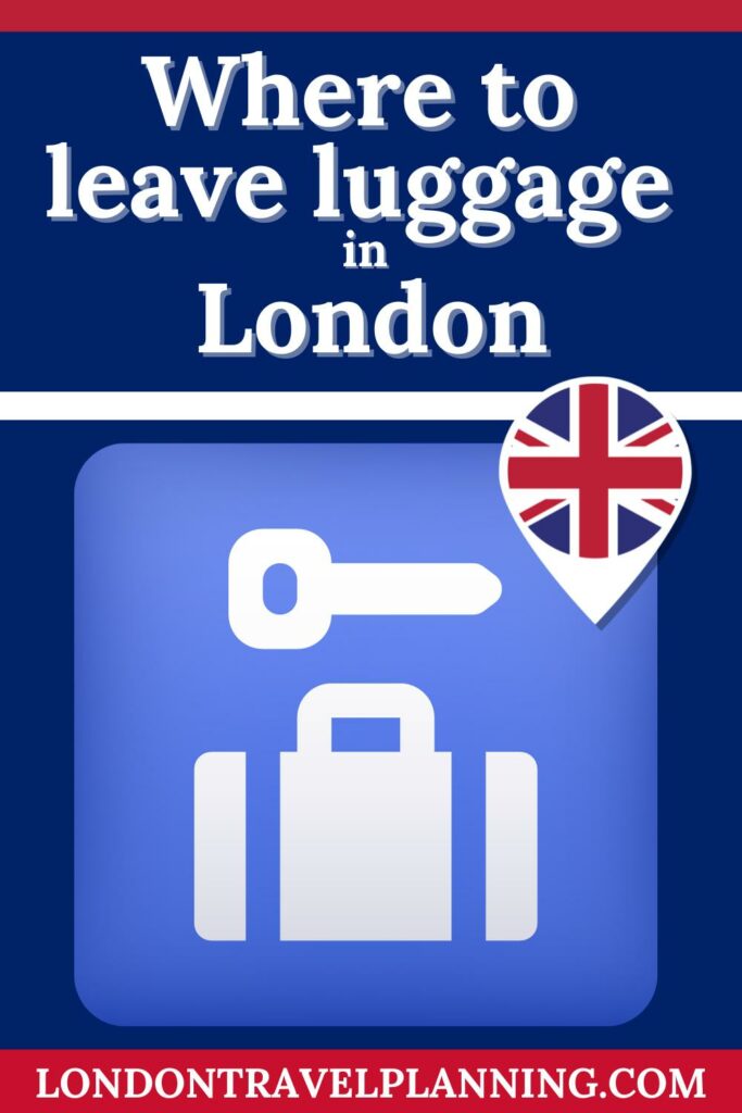 Left luggage online euston