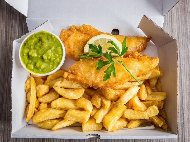 Fish and chips.