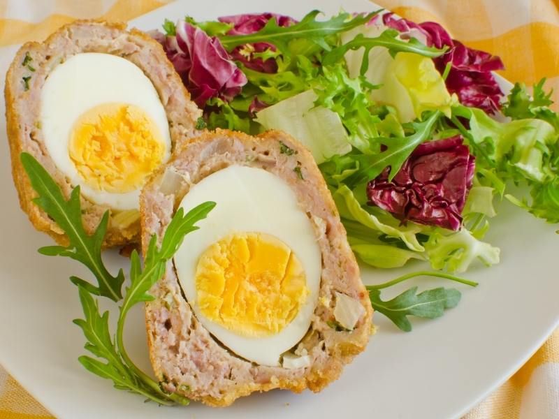 Scotch egg.