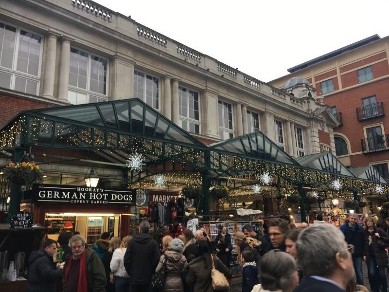 Covent Garden Christmas lights.