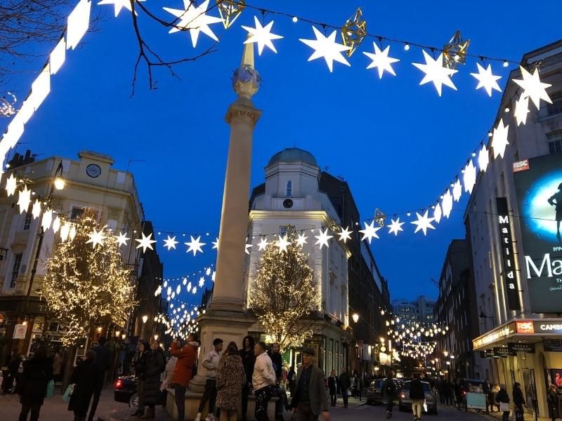 Seven Dials Christmas Lights.