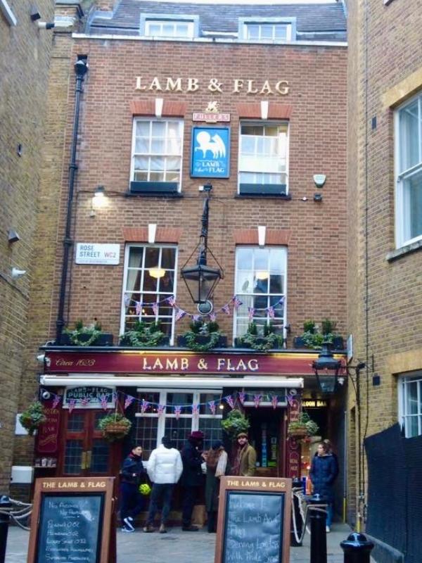 The Lamb and Flag is one of london's oldest pubs.