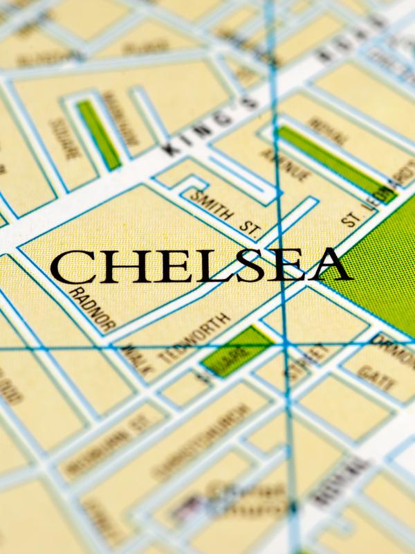 Map of Chelsea and things to do in Chelsea.