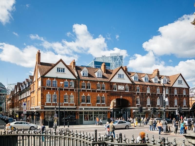 Old Spitalfields Market in London.