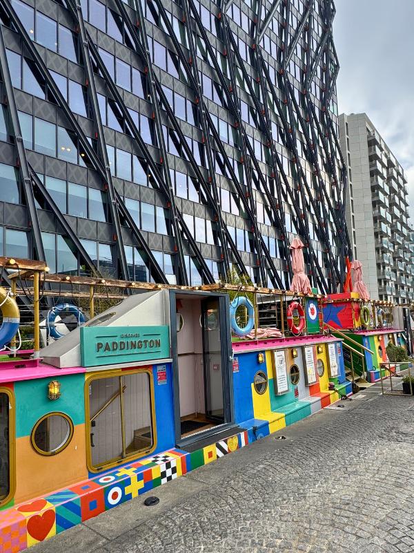 Boat on Paddington Basin.