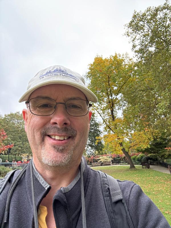 Man at Rembrandt Gardens