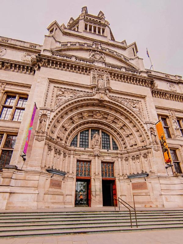 The Victoria and Albert Museum in South Kensington, London