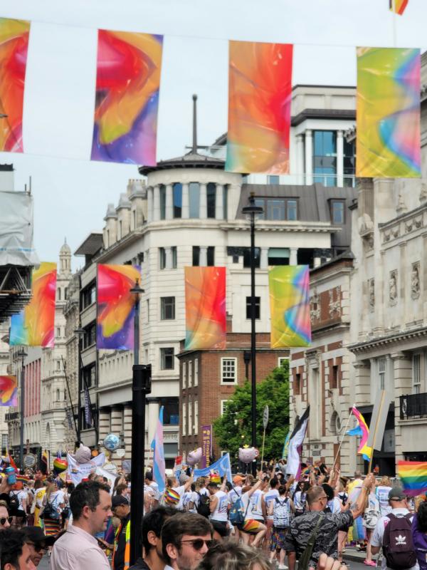 Pride is one of the key events in London in July.
