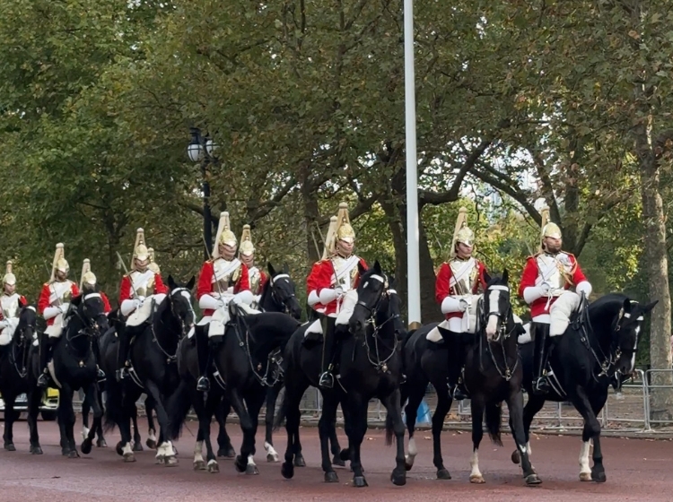 Events in London in June: the Household Cavalry riding through London